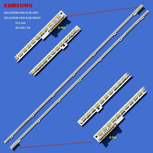 SAMSUNG 46" SET 2PCS LEDBAR 2011SVS46-FHD-6.5K-L/R