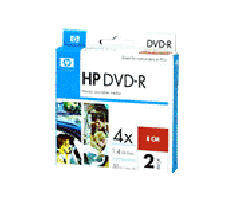 DVD-R 8cm 1.42GB  HP (  2)