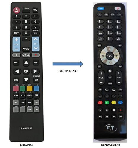 JVC RM-C3230 Replacement Remote Control