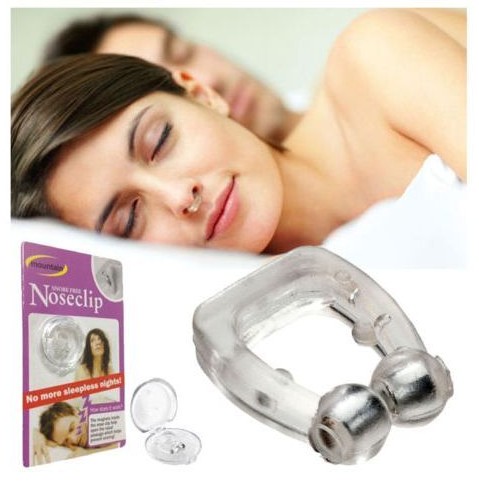                -       - Anti Snore Sleep Apnea Aid Device Night Tray Bio Magnetic Noseclip