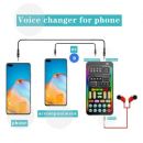 VCD-1080     10     8    - Handheld Voice Changer ABS Multifunctional Sound Disguiser With 8 Sound Effects