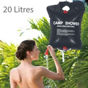 Ηλιακή ντουζιέρα 20 λίτρων για Camping και παραλίες
