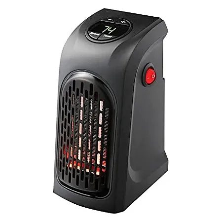 HANDY HEATER MINI DQ-428 κεραμικό αερόθερμο πρίζας 350W με θερμοστάτη και χρονοδιακόπτη