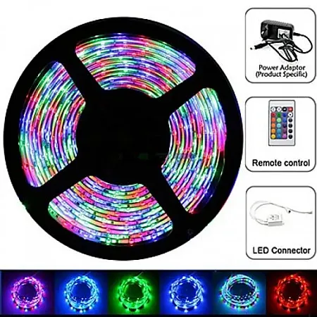 ΤΑΙΝΙΑ LED RGB LED STRIP + CONTROLLER + POWER SUPPLY