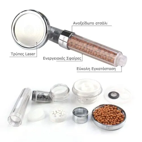 ΝΤΟΥΖΙΕΡΑ ΕΥΕΞΙΑΣ IONIC POWER SHOWER SET