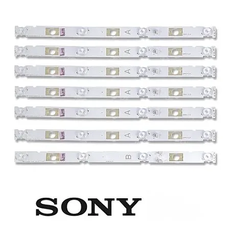 SONY KDL-48W650D SET 7PCS LED BAR