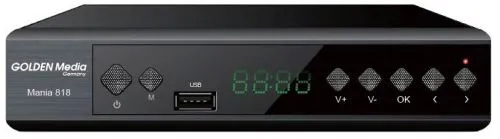 Επίγειος Δέκτης Golden Media MANIA 818 T2 H.265 HEVC
