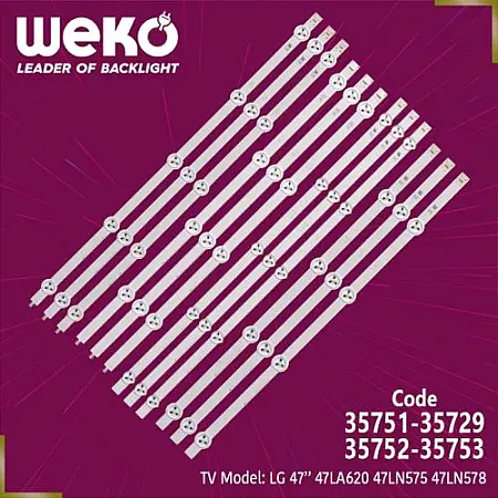 LG 47LN5400 SET LED BAR 47