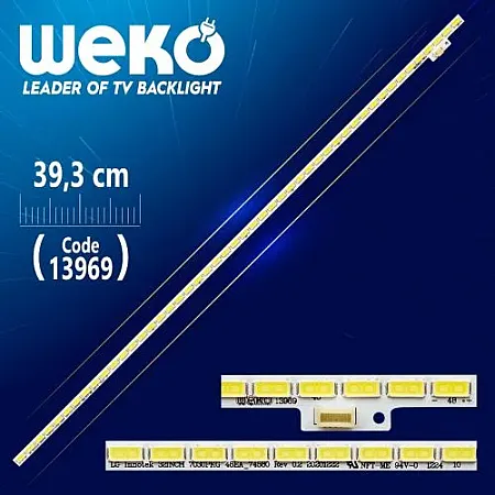 LG INNOTEK 7030PKG 48EA 74580 REV0.2 LED BAR