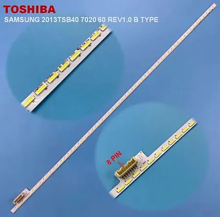 TOSHIBA 2013TSB40 7020 60 REV1.0 B TYPE LED BAR
