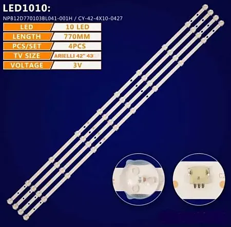ARIELLI CY-42-4X10-0427 SET 4PCS LED BAR