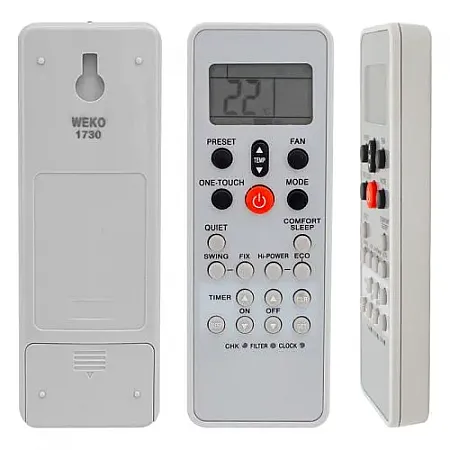 TOSHIBA WC-L03SE AIR CONDITIONER REMOTE CONTROL 1730