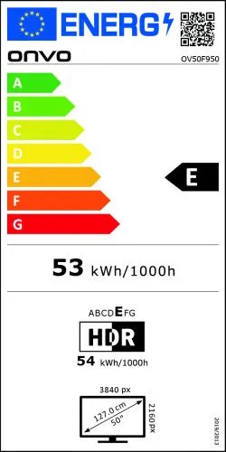 Onvo OV50F950 Android 11 Smart D-LED 50