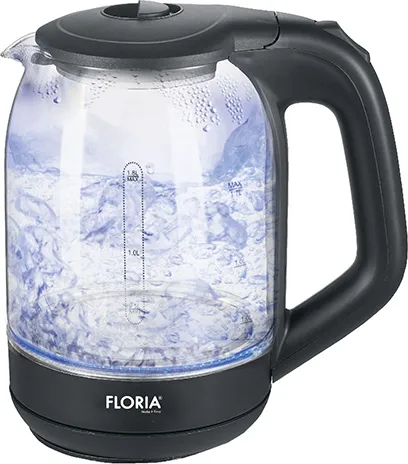 FLORIA ZLN3505 GLASS KETTLE ΓΥΑΛΙΝΟΣ ΒΡΑΣΤΗΡΑΣ