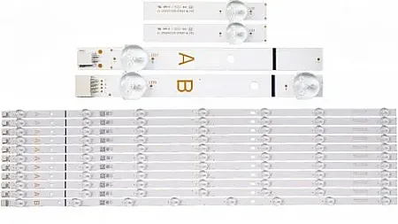 VESTEL 650LED A/B-TYPE REV02 SET 11PCS LED BAR