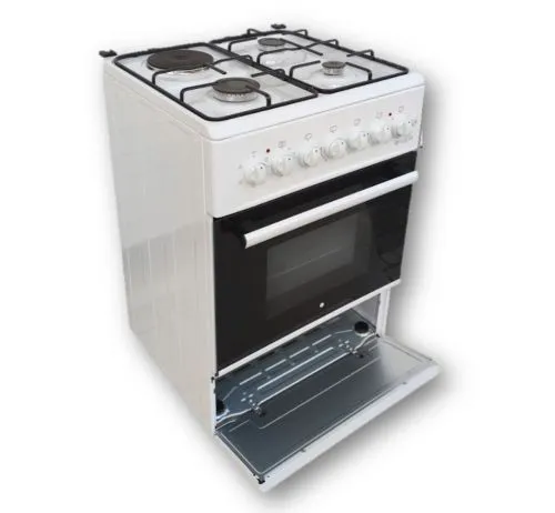 ΚΟΥΖΙΝΑ ΥΓΡΑΕΡΙΟΥ ΚΑΙ ΡΕΥΜΑΤΟΣ LUXEVA F6B31E5W 3+1 TURBO OVEN WHITE