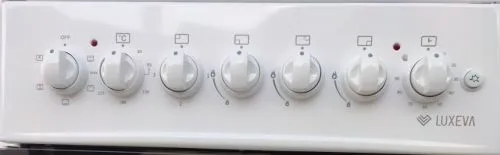 ΚΟΥΖΙΝΑ ΥΓΡΑΕΡΙΟΥ ΚΑΙ ΡΕΥΜΑΤΟΣ LUXEVA F6B31E5W 3+1 TURBO OVEN WHITE