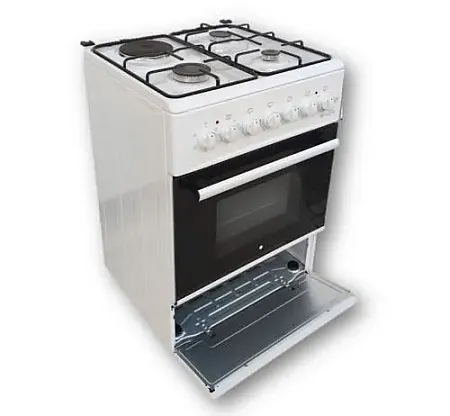 ΚΟΥΖΙΝΑ ΥΓΡΑΕΡΙΟΥ ΚΑΙ ΡΕΥΜΑΤΟΣ LUXEVA F6B31E5W 3+1 TURBO OVEN WHITE