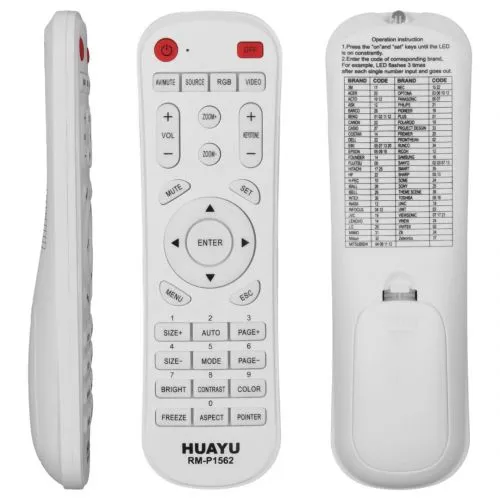 UNIVERSAL PROJECTOR REMOTE CONTROL για ΟΛΕΣ ΤΙΣ ΜΑΡΚΕΣ RM-P1562