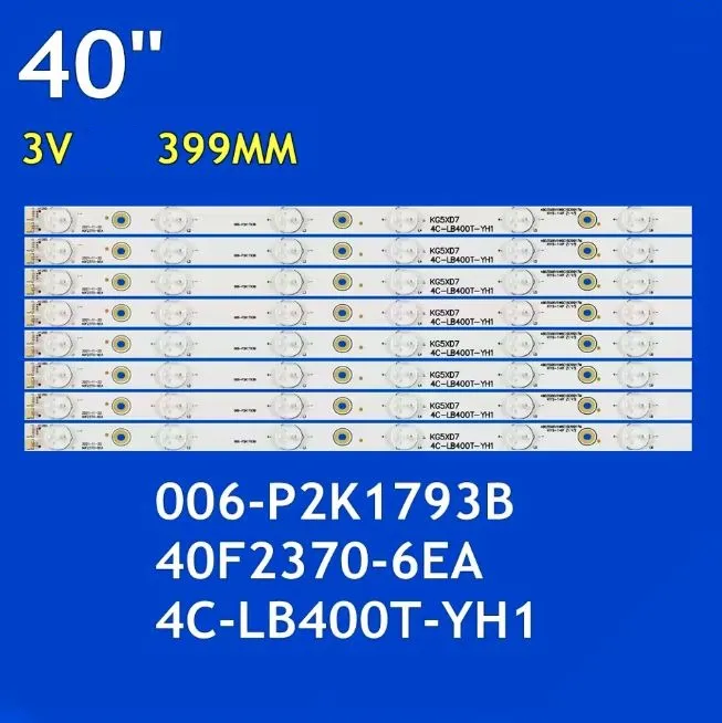 TCL 40" SET 8 PCS LED BAR 4C-LB400T-YH1