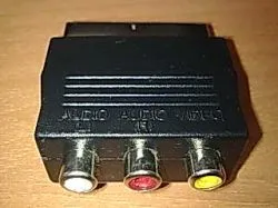 ADAPTOR RCA - SCART