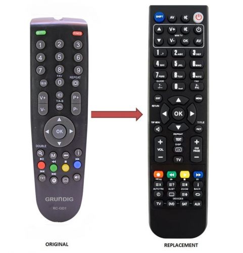 GRUNDIG REPLACEMENT REMOTE CONTROL RC-GD1