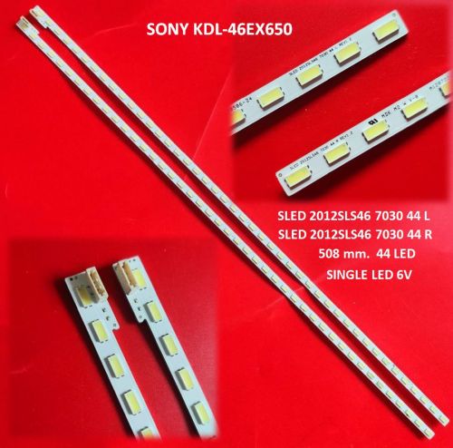 SONY KDL-46EX650 SET 2PCS LEDBAR 2012SLS46