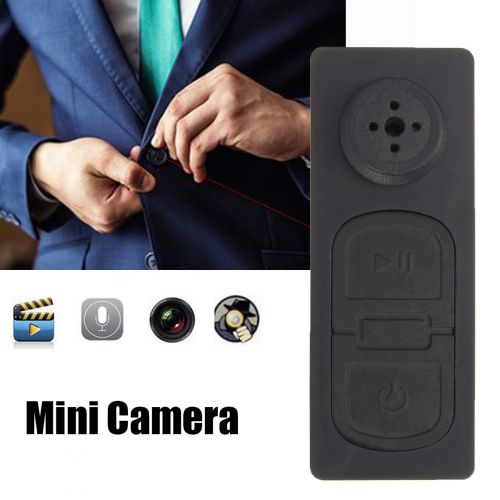     32GB HD Mini Button Pinhole Spy Cam Video Micro Hidden Security Camera DVR Recorder