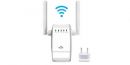 Ενισχυτής σήματος Wi-Fi router Booster και ενισχυτής ασύρματου σήματος 802.11 WiFi 300Mbps με 2 εξωτερικές Κεραίες για μεγαλύτερη κάλυψη δικτύου - Andowl wifi Router Repeater Ref:U5
