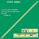 LG 37LV3550 37T07-02 SET LED BAR 2PCS
