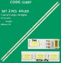 LG 32" 73.31T14.004-5-DS1 SET 2PCS LED BAR 44LED