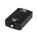 Μετατροπέας οπτικής ίνας σε ψηφιακή Coaxial - SPDIF Optical to Coaxial RCA Converter 24 Bit Digital Audio Analog Adapter