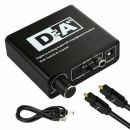 Μετατροπέας οπτικής σε RCA και Ακουστικά TV - 192kHz Digital Optical Coaxial Toslink to Analog RCA L/R 3.5mm Audio Converter